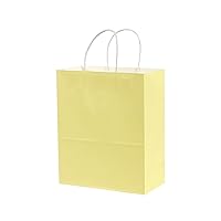 100 Pcs Kraft Paper Bags, Kraft Bags Baby Showers Thanksgiving Halloween Easter Mother's Day Christmas Gift Bag Boutique Grocery Paper Gift Bags Kraft Shopping Bags Gift Bags Bulk-5-8x4x11in