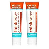 Thinkbaby - SPF 50+ Braod Spectrum Organic Sunscreen - 3 oz - 2 pack