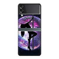 R3284 Sexy Girl Disco Pole Dance Case Cover for Samsung Galaxy Z Flip 3 5G