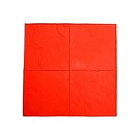 Italian Slate Concrete Stamp Single by Walttools | Decorative Square Tile Pattern Sturdy Polyurethane Texturing Mat, Realistic Detail (Rigid)