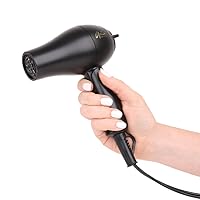 Mini Compact Folding Blowdryer, Dual Votage, Diffuser and Concentrator Nozzle Included, Lightweight Design, Perfect for Travel, 1000W