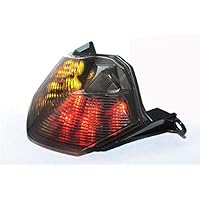 Motorcycle Clear Led Tail Light Brake Light with Integrated Turn Signals Indicators For Compatible with Kawasaki 07-12 Z750/07-08 Z1000/08-10 ZX-10R ZX1000/09-12 ZX-6R ZX600 NBX 