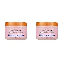 Moroccan Rose Whipped Shea Body Butter, 8.4oz, Lightweight, Long-lasting, Hydrating Moisturizer with Natural Shea Butter for Nourishing Essential Body Care (Pack of 2)