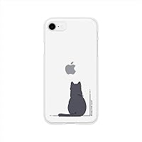 AKAN AK22724iSE3 iPhone SE 3 / SE 2 / 8 / 7 Case, Soft, Clear, Eikan Character, Cute, Drawing, Transparent, TPU, Stain Prevention, Dustproof, Wireless Charging
