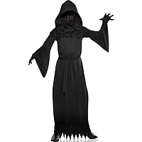 Phantom of Darkness - Small (4-6), (Pack of 2) - Spooky Halloween Props, Haunting Ghost Outfits, Perfect for Party & Trick or Treat Fun Black