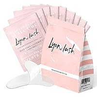 100 Pairs Eyelash Extension Under Eye Gel Pads by Lyon Lash - Lint Free with Aloe Vera Hydrogel Eye Patches, Premium Eyelash Extension Supplies & Beauty Tools, Fit Most Eye Shape, Stick Well
