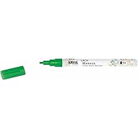 47214 - Paint Pen Fine Green with Bullet Tip Line Width 1-2 mm, for Designing, Labelling and Decorating Small, Original Gifts, Cards, etc.