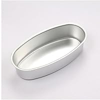 Oval Shape Aluminum Bread Dishes Cake Baking Mold DIY Pans Non-Stick Tray Kitchen Cheese Pan