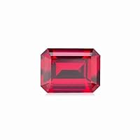 0.72 Cts of 6x4 mm AA Emerald Sabrina Created Ruby (1 pc) Loose Gemstone