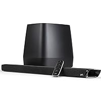 Polk Audio MagniFi 2 Sound Bar & Wireless Subwoofer (2020 Model) with 3D Audio & Built-in Chromecast - Universal 4K Compatibility - HDMI & Optical Cables Included