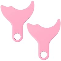 G2PLUS Mascara Shield Guard, Eyelash Makeup Applicator Tool, Eyeliner Auxiliary Tool Pads, Silicone Resusable Eyeshadow Guard Pads for Eye Makeup and Prevent Makeup Residue (Pink)