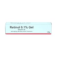 Retinol Gel 0.1 Vitamin A Repairs Fine Lines & Wrinkles, Scar Treatment, Age and Sun Spots, Anti-Aging Formula/A-Ret Gel 0.1, 20 Grams