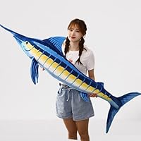 Giant Stuffed Fish Simulated Stuffed Toys, Leisure time can be Used as Pillows Cushions, furnishings, Decorative, Non-Toxic and odorless PP Cotton for Filling, Toy Pillow (39.4 inches)