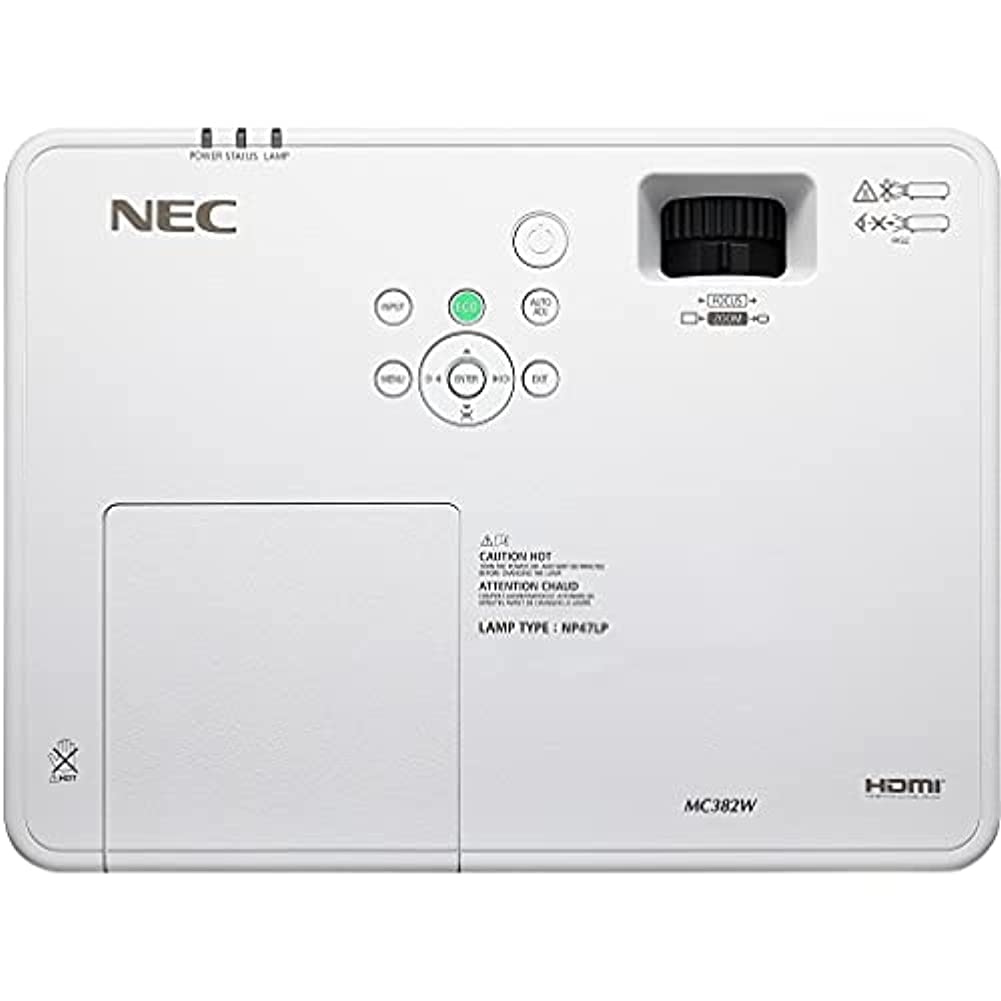 NEC NP-MC453X 4,500 Lumen, XGA, 1.2x Zoom, LCD Classroom Projector