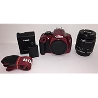 Canon EOS Rebel T5 Digital SLR Camera Kit with EF-S 18-55mm is II Lens - Red