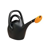 Bloem Llc 20-47287cp 2.6 Gallon Black Plastic Watering Can With Easy Pour