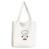 Lovely Face I Am A Chef Expression Tote Canvas Bag Shopping Satchel Casual Handbag