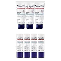 Bundle of Aquaphor Healing Ointment - Dry Hands, Heels, Elbows, Lips, Packaging May Vary, 1.75 Ounce Lip Repair Stick - Soothes Dry Chapped Lips - 0.17 Ounce (Pack of 4)