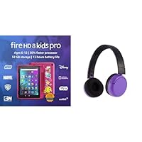 Kids Tablet Bundle: Includes Amazon Fire HD 8 Kids Pro tablet, 8