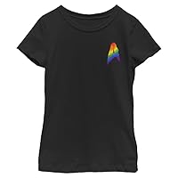Fifth Sun Star Trek: Discovery Pride Paint Pocket Girls Short Sleeve Tee Shirt