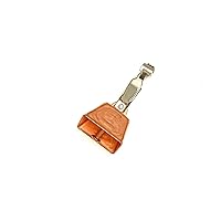 Sanhu Fishing Copper Cow Bells Alert with Clamp Clip 12 Pieces