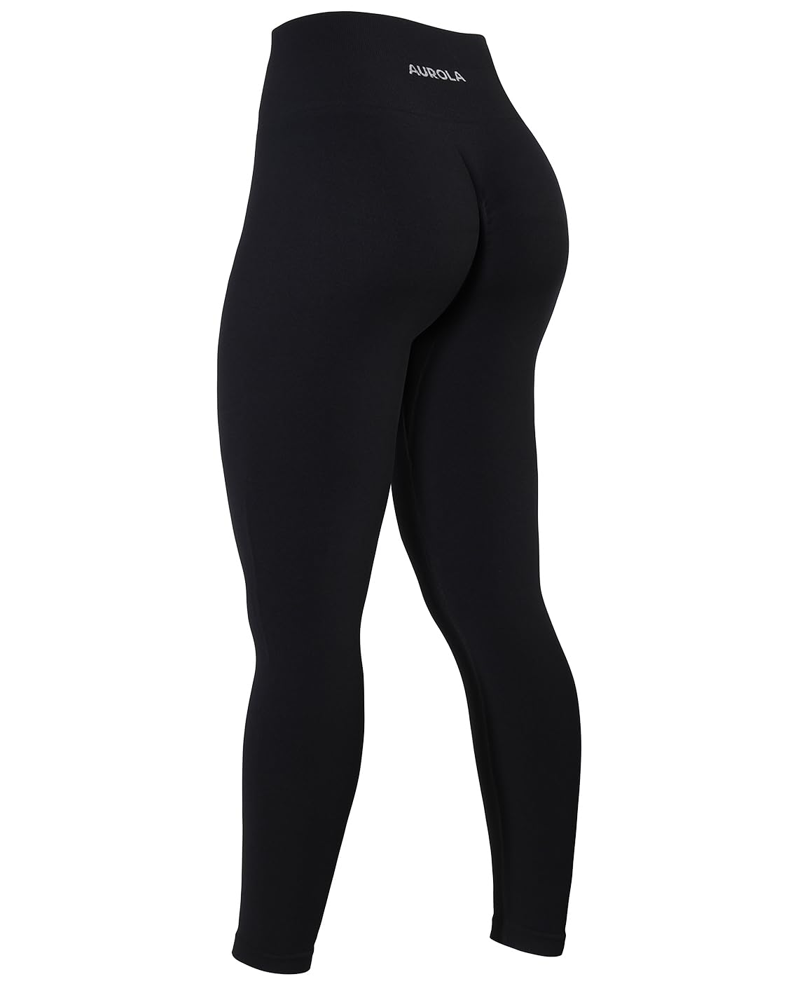 Buy AUROLA Power Workout Leggings for Women Tummy Control Squat Proof  Ribbed Thick Seamless Scrunch Active Pants