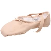 Bloch Women's Pump Split Sole Canvas Ballet Shoe/Slipper, Pink, 3.5 Narrow