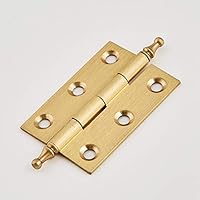 4Pack Decorative Solid Brass Cabinet Cupboard Door Decorative Butt Hinges Furniture Hardware Lot 3inch (4,3