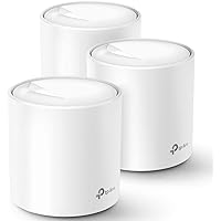 TP-Link Deco WiFi 6 Mesh System(Deco X20) - Covers up to 5800 Sq.Ft. , Replaces Wireless Routers and Extenders(3-Pack, 6 Ethernet Ports in total, supports Wired Ethernet Backhaul)
