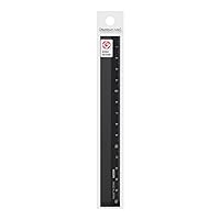 Midori Aluminium Ruler 15cm Black (42256006)