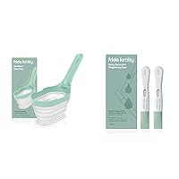 Frida Fertility Reusable Urine Cup & Easy at Home Pregnancy Tests, Over 99.9% Accurate HCG Test Strips, Essential for Pregnancy Tests, Ovulation Tests, Fertility Tests, Portable Urine Sample Cup