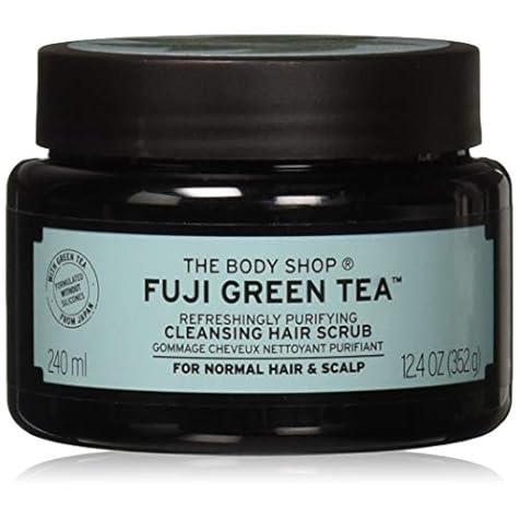 The Body Shop Fuji Green Tea Refreshingly Purifying Cleansing Hair Scrub, 8.2 Fluid Ounce
