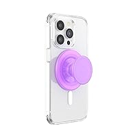 PopSockets Phone Grip with Expanding Kickstand, Compatible with MagSafe, Adapter Ring for MagSafe Included, Wireless Charging Compatible - Pink Opalescent