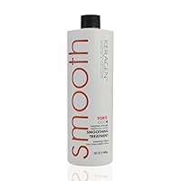 Brazilian Keratin Smoothing Treatment, Blowout Straightening System for Dry and Damaged Hair - Forte, Sulfate Free - Eliminates Curls and Frizz, Medium to Coarse Hair (16 Oz)