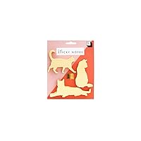 Cat Sticky Notes | Includes 3 Separate Designs | Cat Shaped Sticky Note Pads | Novelty Paper Sticky Pads | Office Supplies | Note Paper