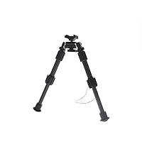 TRUGLO Tac Pod Carbon Pro Adjustable Lightweight Durable Portable Rifle Bipod w/Pivoting Base - Mount Style & Leg Length Options
