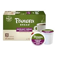 Panera Bread Hazelnut Crème Light Roast Coffee, Single Serve 60 Count Pods (6 Packs of 10)