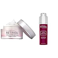 Retinol Advanced Brightening Night Cream Super Face Lift Visibly firms and tightens for a lifted, younger look.