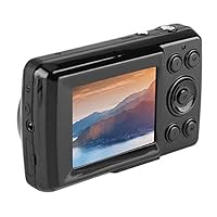 Digital Camera, Compact vlogging Camera 16MP 720P 30FPS 4X Zoom HD Digital Video Camera for Beginner Photography (Black)