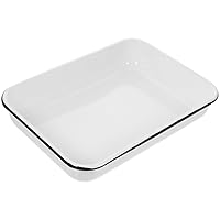Unomor Bread grill bread container food trays containers for food storage tray for kitchen baking for restaurant cake baking cakes square plate enamel fruit bread Food