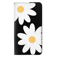 RW2315 Daisy White Flowers Flip Case Cover for Samsung Galaxy S7