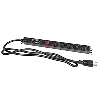 Metered-Surge Protection PDU, 240V, L6-30P, 30A, 7200watts, (8) C13 Outlets, Crypto Mining PDU, Data Centre PDU, ASIC/RIGS PDU
