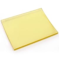 Leather Craft Punching Pad Thick Mat, Handmade Leather Craft Tools DIY Cutting Board Rubber Stamping Pad Punching Protection Pad Plate Pale Yellow Mute Board Punching Tool 5.51x7.87x0.31