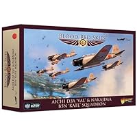 Warlord Blood Red Skies Aichi D3A Val & Nakajima B5N Kate Squadron 1:200 WWII Mass Air Combat Table Top War Game 772411004