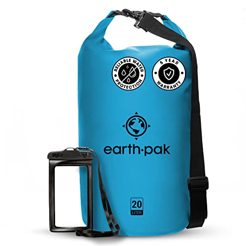 Earth Pak -Waterproof Dry Bag - Roll Top Dry Compression Sack Keeps Gear Dry  for Kayaking, Beach, Rafting, Boating, Hiking, Camping and Fishing with  Waterproof … | Waterproof dry bag, Dry bag, Kayaking