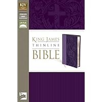 KJV, Thinline Bible, Imitation Leather, Purple, Red Letter Edition KJV, Thinline Bible, Imitation Leather, Purple, Red Letter Edition Imitation Leather Paperback Flexibound