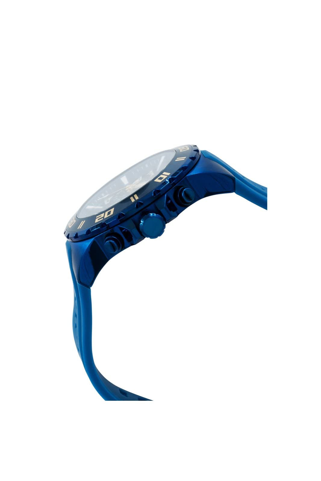 Invicta Men's Pro Diver 48mm Silicone Quartz Watch, Blue (Model: 37754)