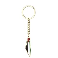 Palestine Map Flag Keychain Jewelry Palestine Maps Flag Key Chain