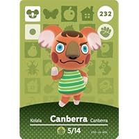 Canberra - Nintendo Animal Crossing Happy Home Designer Amiibo Card - 232