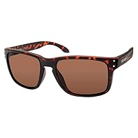 Harley-Davidson Men's Casual Square Sunglasses, Brown, 57-18-140